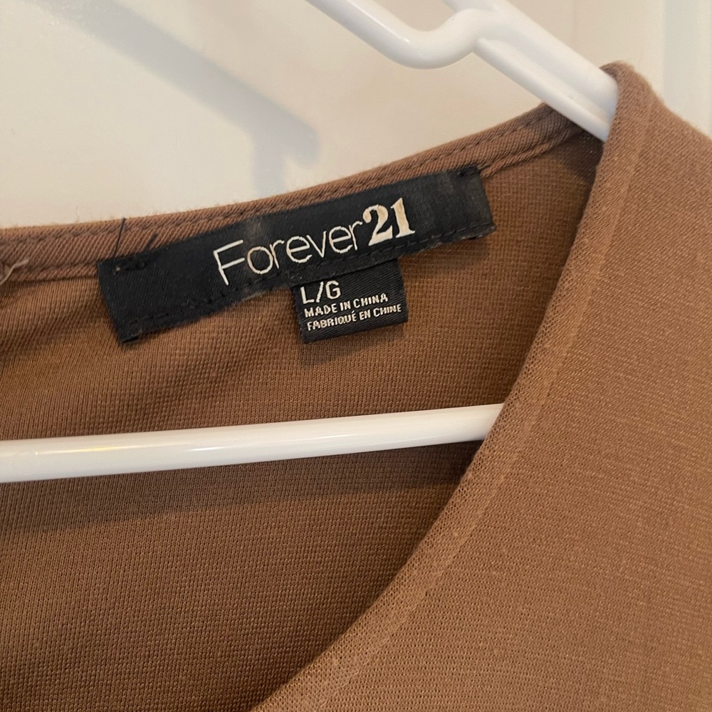 Forever 21 Tan Casual Top